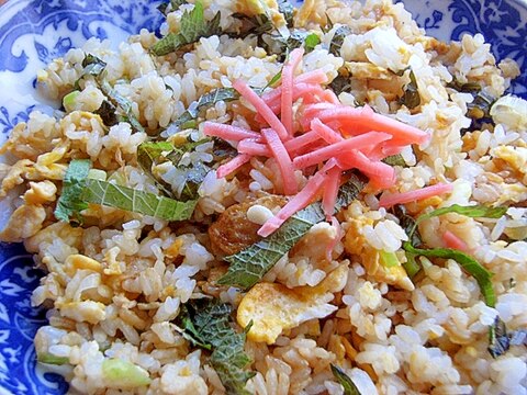 夏バテに！？香味野菜のチャーハン♪（卵ほか）